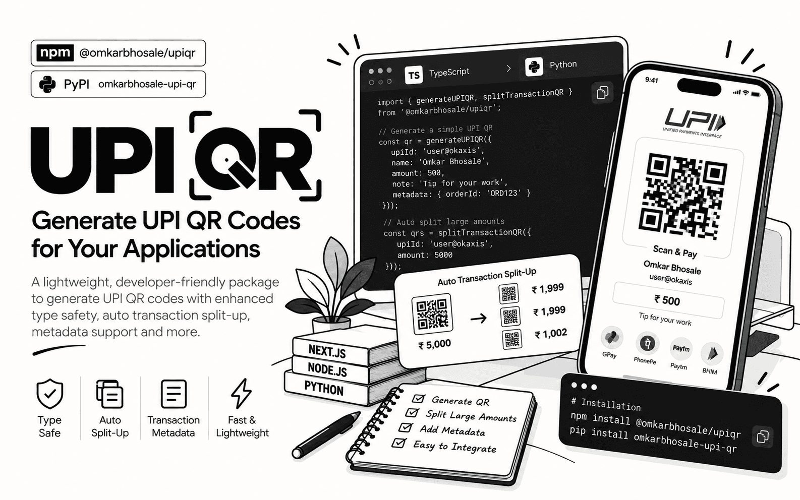 Behind the Scenes Ft: UPI-QR Package